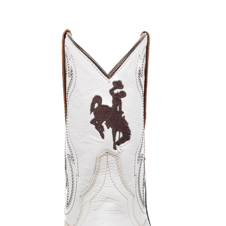 Gameday Boots Sarah - Gameday Women's Shorty Ivory Western Boot - Wyoming Cowboys