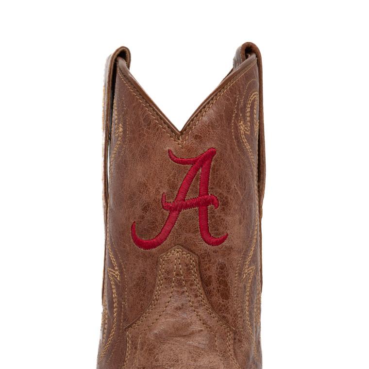 Gameday Boots Sarah - Gameday Women's Shorty Tan Western Boot - Alabama Crimson Tide