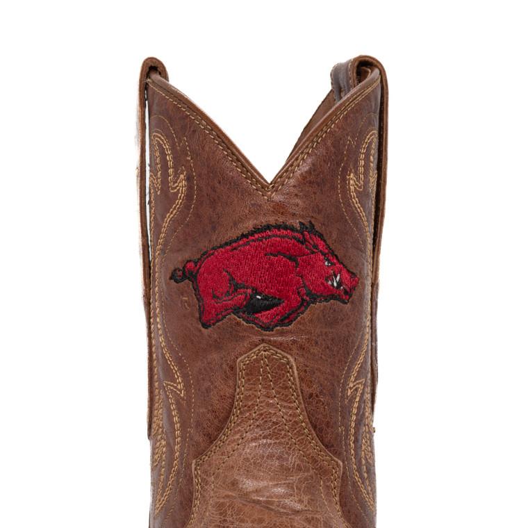 Gameday Boots Sarah - Gameday Women's Shorty Tan Western Boot - Arkansas Razorbacks