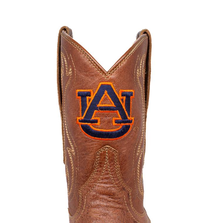 Gameday Boots Sarah - Gameday Women's Shorty Tan Western Boot - Auburn Tigers