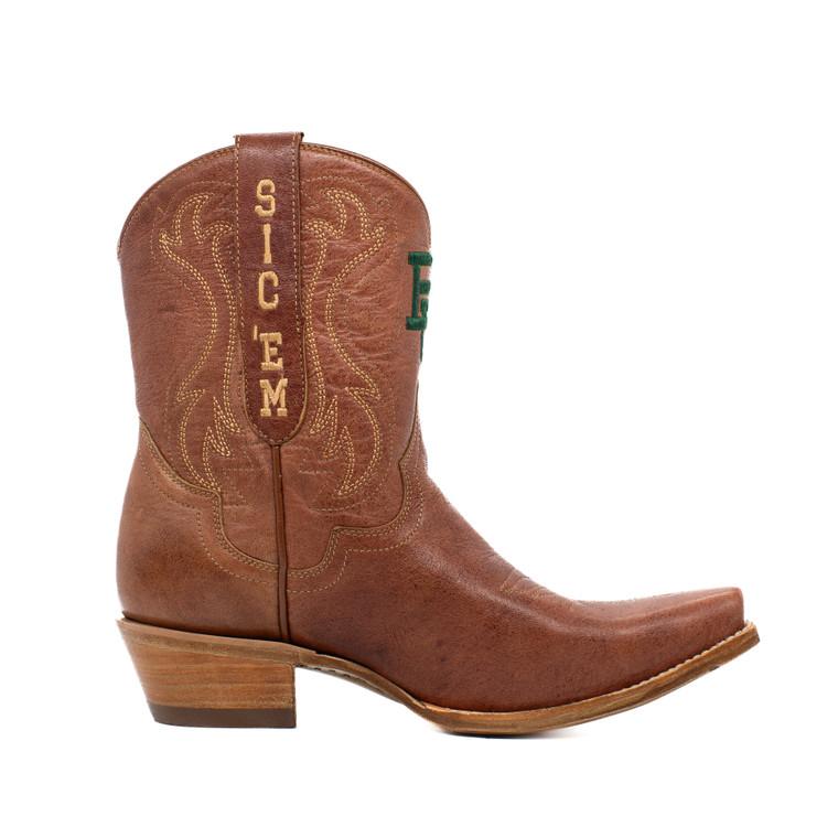 Gameday Boots Sarah - Gameday Women's Shorty Tan Western Boot - Baylor Bears