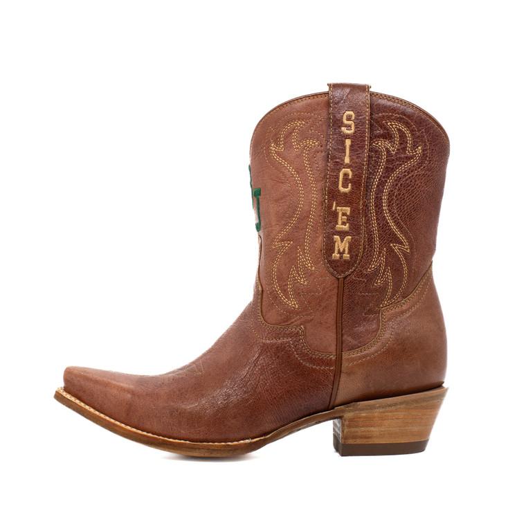 Gameday Boots Sarah - Gameday Women's Shorty Tan Western Boot - Baylor Bears
