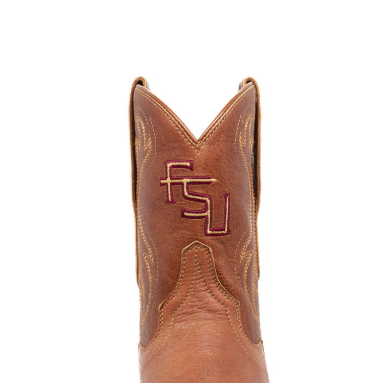 Gameday Boots Sarah - Gameday Women's Shorty Tan Western Boot - Florida State Seminoles
