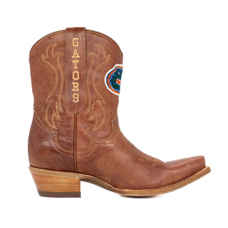 Gameday Boots Sarah - Gameday Women's Shorty Tan Western Boot - Florida Gators