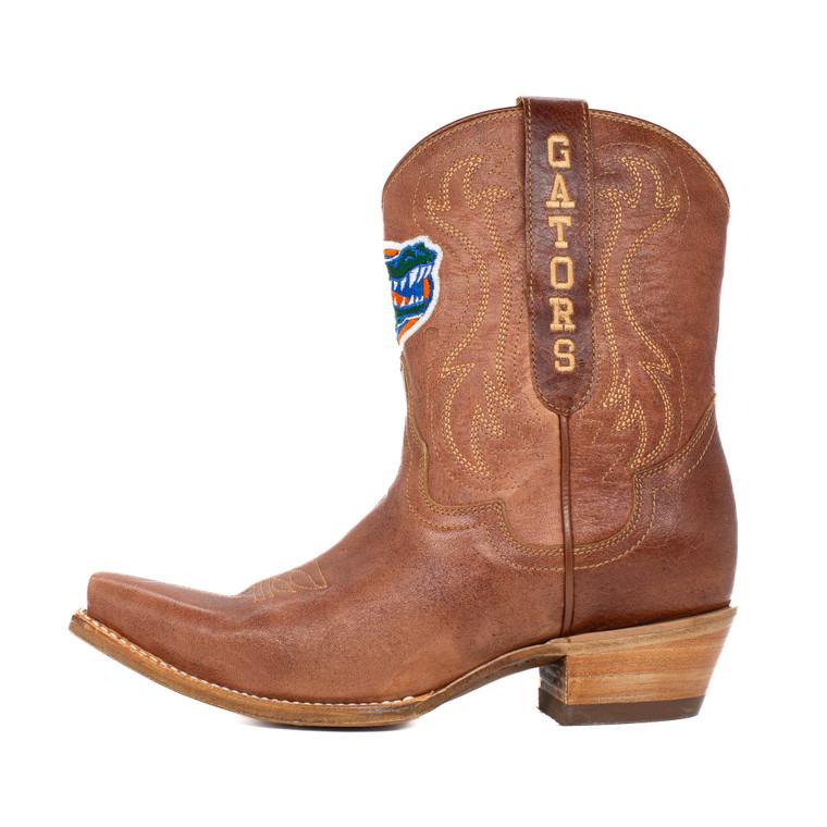 Gameday Boots Sarah - Gameday Women's Shorty Tan Western Boot - Florida Gators