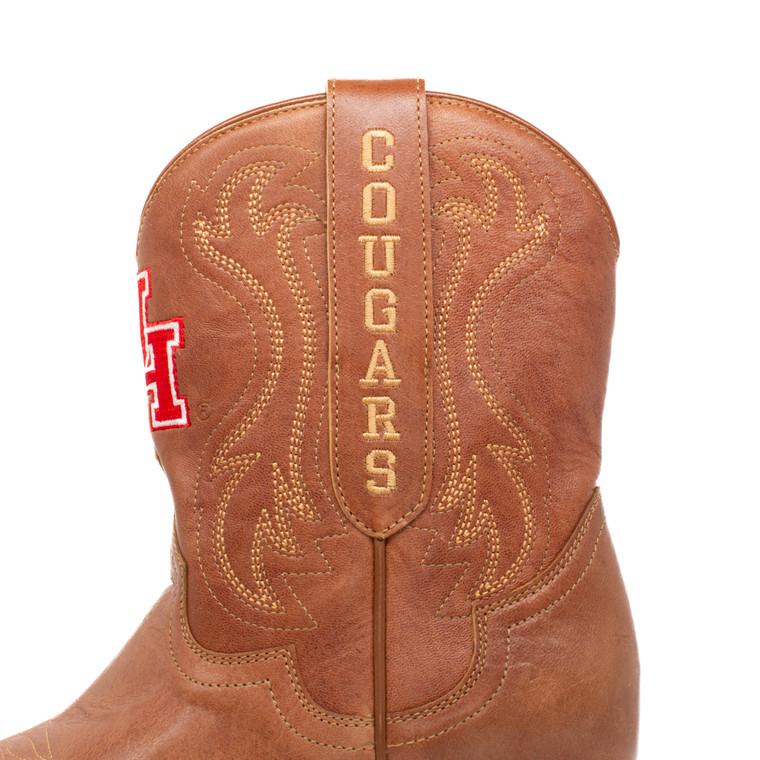 Gameday Boots Sarah - Gameday Women's Shorty Tan Western Boot - Houston Cougars