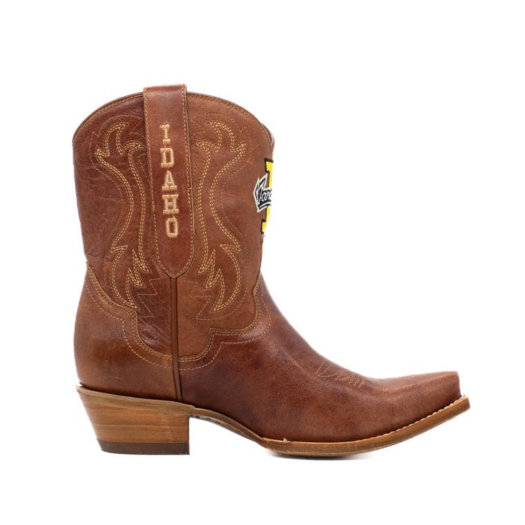 Gameday Boots Sarah - Gameday Women's Shorty Tan Western Boot - Idaho Vandals