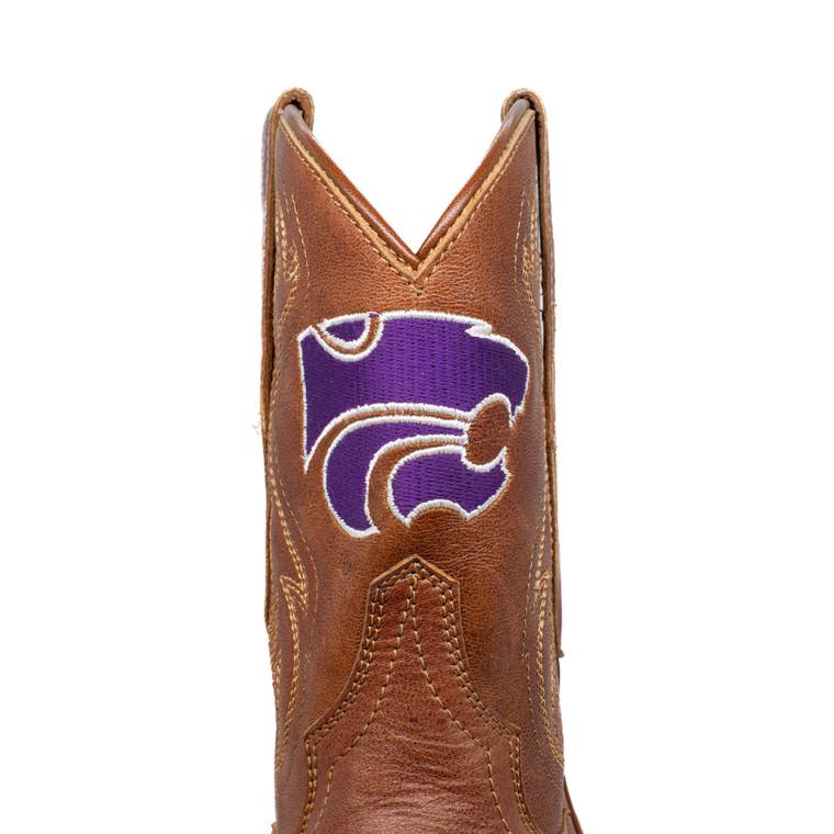 Gameday Boots Sarah - Gameday Women's Shorty Tan Western Boot - Kansas State Wildcats