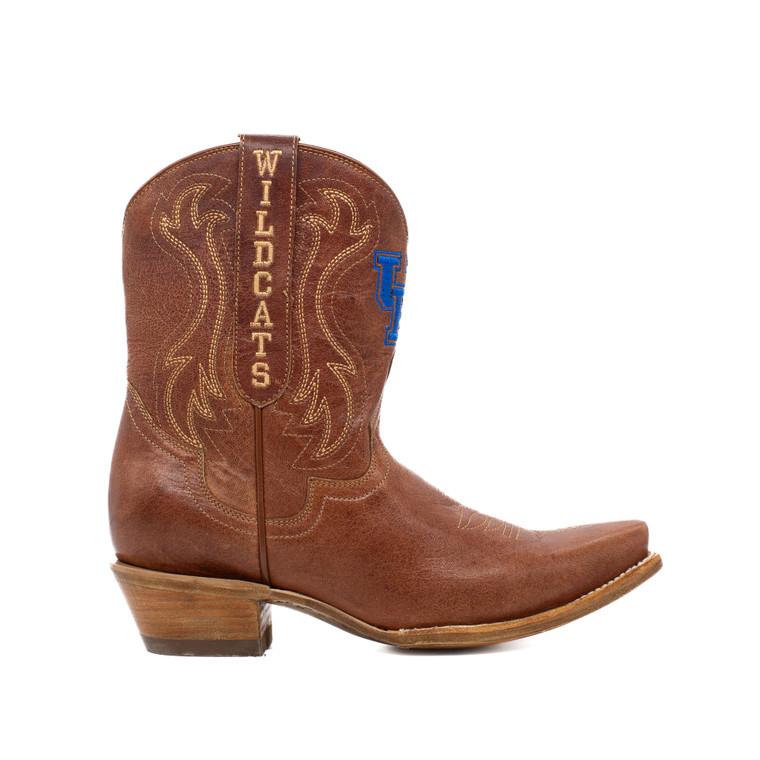Gameday Boots Sarah - Gameday Women's Shorty Tan Western Boot - Kentucky Wildcats