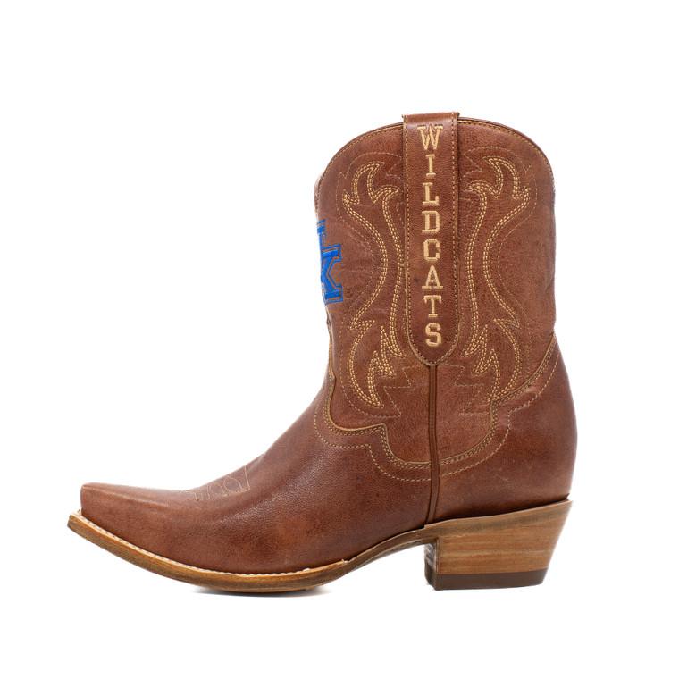Gameday Boots Sarah - Gameday Women's Shorty Tan Western Boot - Kentucky Wildcats