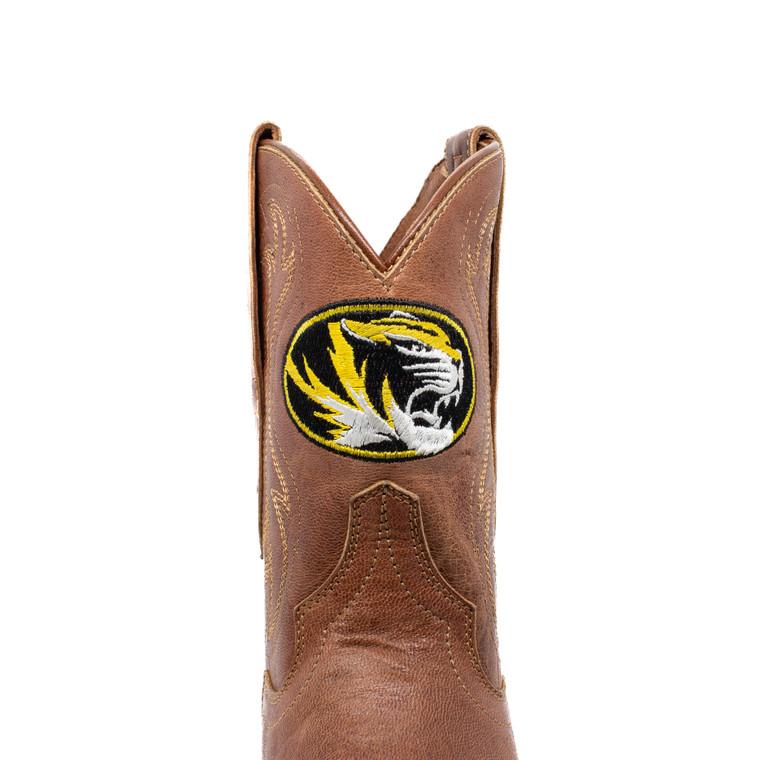 Gameday Boots Sarah - Gameday Women's Shorty Tan Western Boot - Missouri Tigers