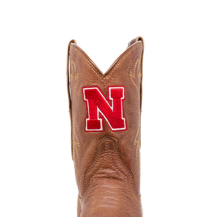 Gameday Boots Sarah - Gameday Women's Shorty Tan Western Boot - Nebraska Cornhuskers