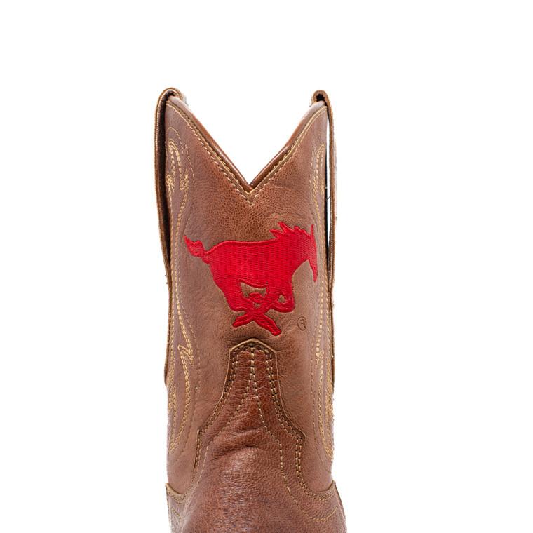Gameday Boots Sarah - Gameday Women's Shorty Tan Western Boot - SMU Mustangs