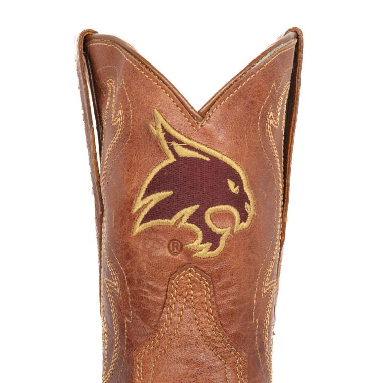 Gameday Boots Sarah - Gameday Women's Shorty Tan Western Boot - Texas State Bobcats