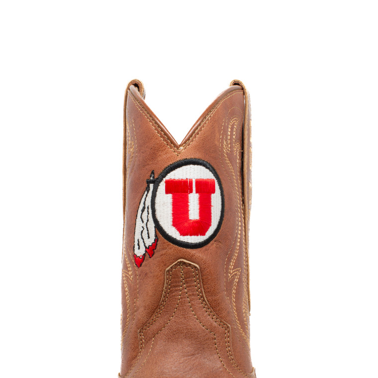 Gameday Boots Sarah - Gameday Women's Shorty Tan Western Boot - Utah Utes