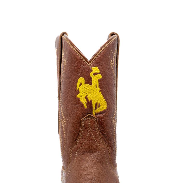 Gameday Boots Sarah - Gameday Women's Shorty Tan Western Boot - Wyoming Cowboys