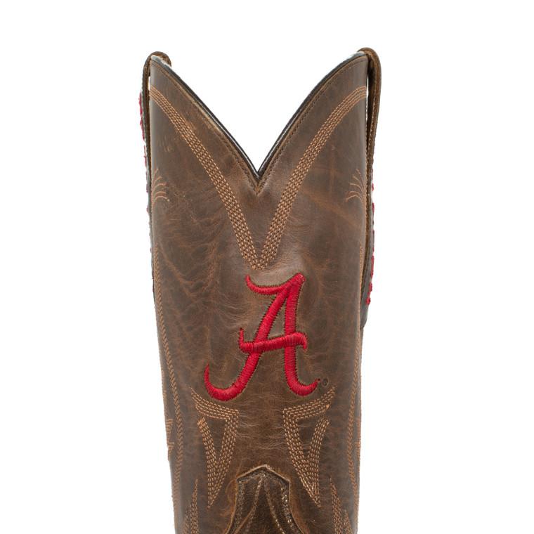 Gameday Boots Shane - Gameday Men's Medium Round Toe Western Boot - Alabama Crimson Tide