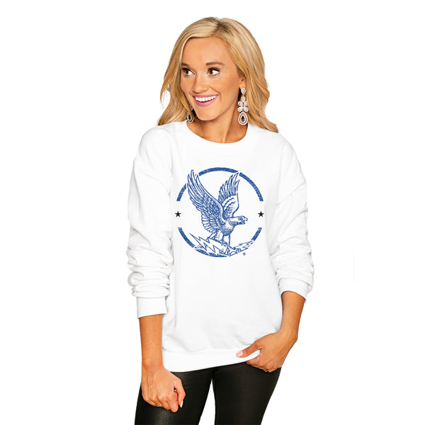 gameday couture AIR FORCE FALCONS "END ZONE" PERFECT COZY CREW SWEATSHIRT