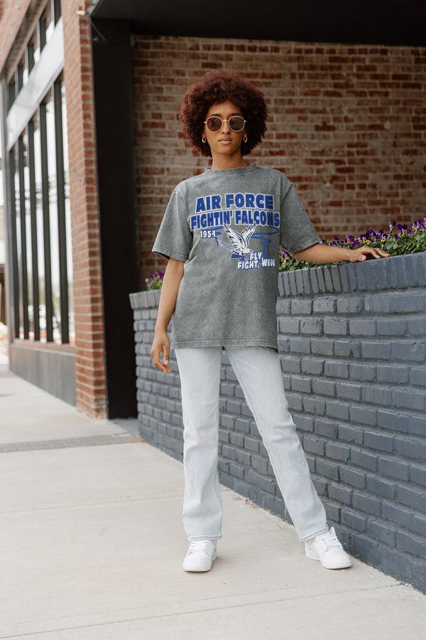Gameday Couture AIR FORCE FALCONS KEEP THE LEAD OVERSIZED CREWNECK TEE