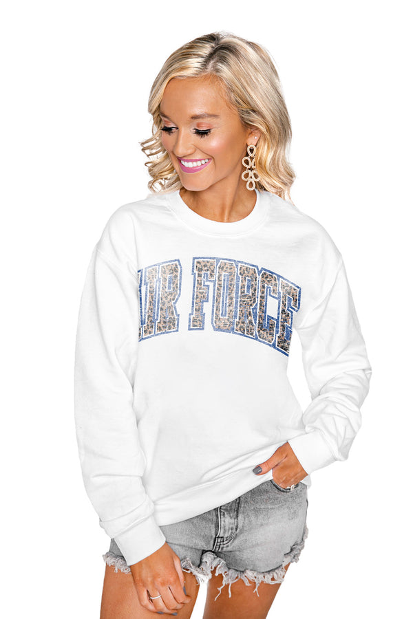 gameday couture AIR FORCE FALCONS "SNAP" PERFECT CREW SWEATSHIRT