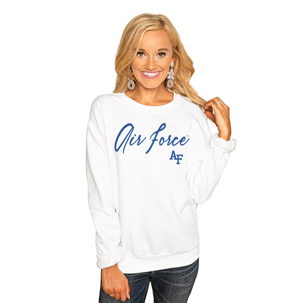 gameday couture AIR FORCE FALCONS "WIN THE DAY" PERFECT COZY CREW SWEATSHIRT