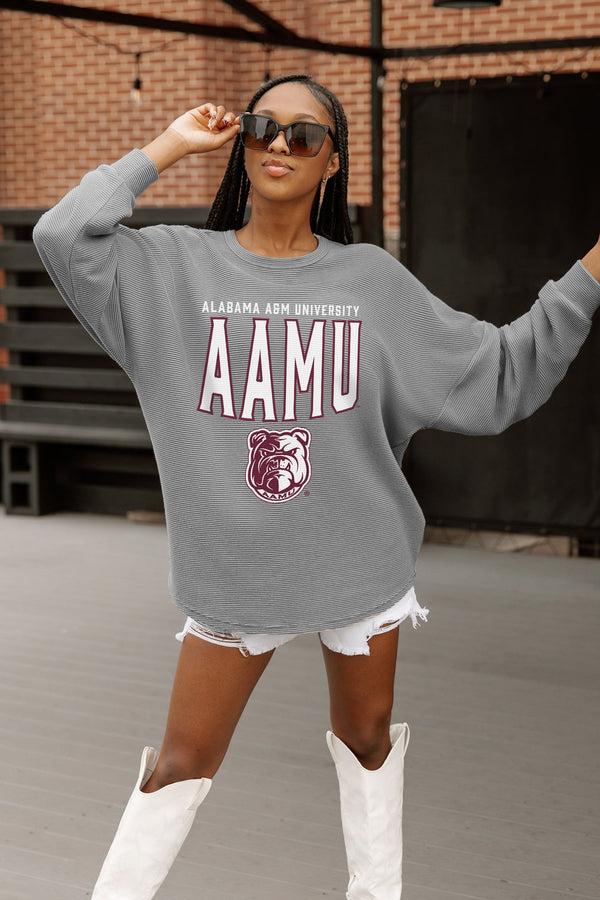 gameday couture ALABAMA A&M BULLDOGS PURE MOTION VINTAGE WASH CORDED PULLOVER