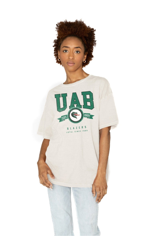 Gameday Couture ALABAMA AT BIRMINGHAM BLAZERS GET GOIN' OVERSIZED CREW NECK TEE