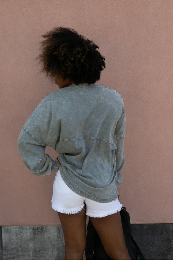 Gameday Couture ALABAMA AT BIRMINGHAM BLAZERS PLAY THE GAME FADED WASH PULLOVER