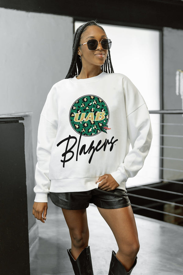 Gameday Couture ALABAMA AT BIRMINGHAM BLAZERS WILD BREAKTHROUGH PREMIUM FLEECE CREWNECK PULLOVER