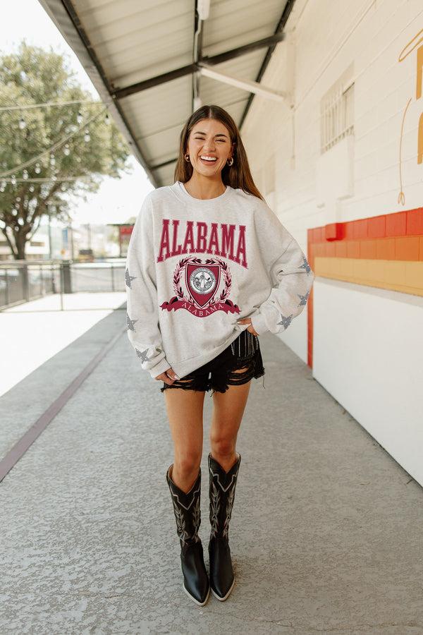 Gameday Couture ALABAMA CRIMSON TIDE Allstar Embellished Crew Pullover By Madi Prewett Troutt