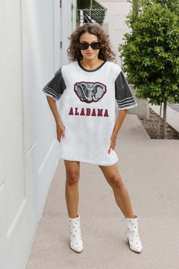 Gameday Couture ALABAMA CRIMSON TIDE BLING IT FULL SEQUIN JERSEY DRESS