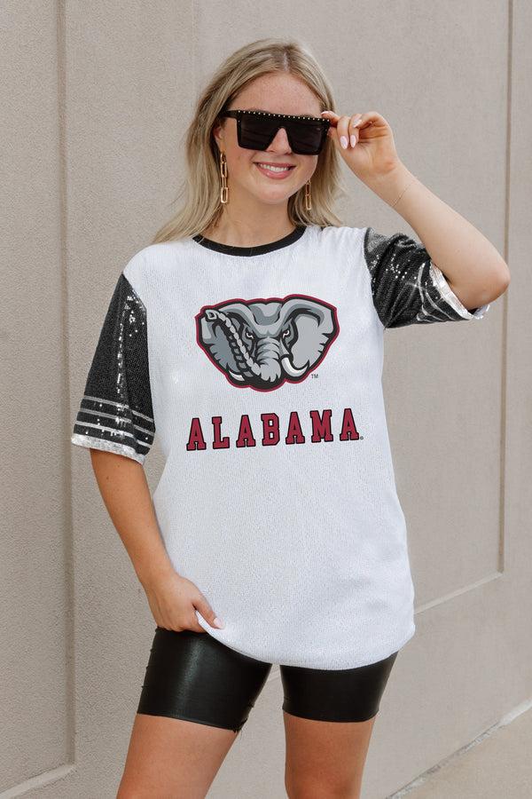 Gameday Couture ALABAMA CRIMSON TIDE BLING IT FULL SEQUIN JERSEY DRESS