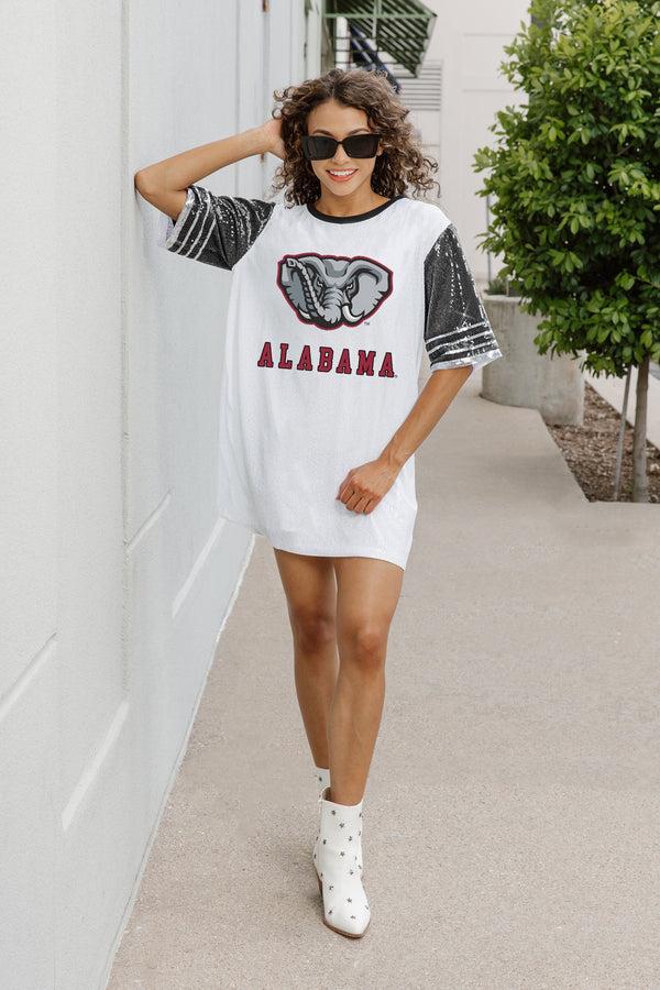 gameday couture ALABAMA CRIMSON TIDE BLING IT FULL SEQUIN JERSEY DRESS