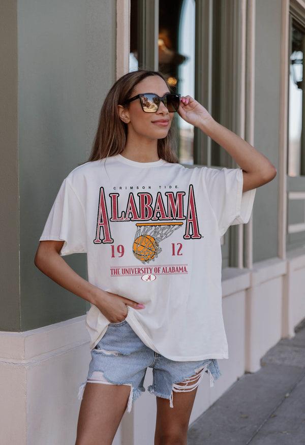 Gameday Couture ALABAMA CRIMSON TIDE COURT DATE OVERSIZED CREWNECK TEE