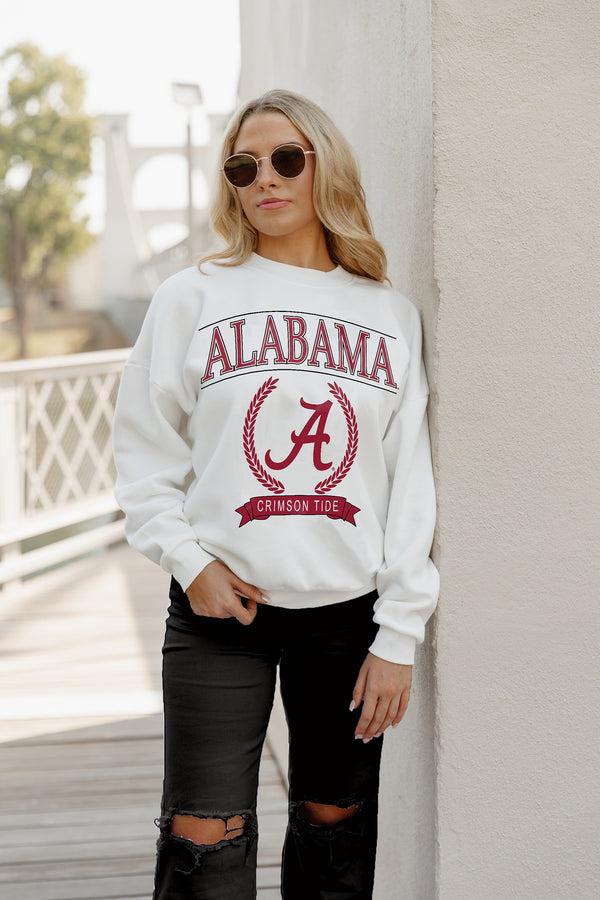 Gameday Couture ALABAMA CRIMSON TIDE Having A Ball Fleece Crew Pullover By Madi Prewett Troutt
