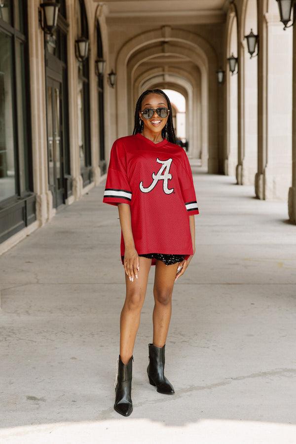 gameday couture ALABAMA CRIMSON TIDE ROOKIE MOVE ICONIC OVERSIZED FASHION JERSEY