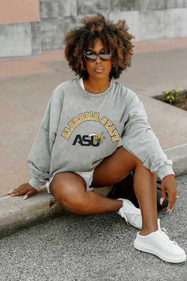 Gameday Couture ALABAMA STATE HORNETS PLAY THE GAME FADED WASH PULLOVER