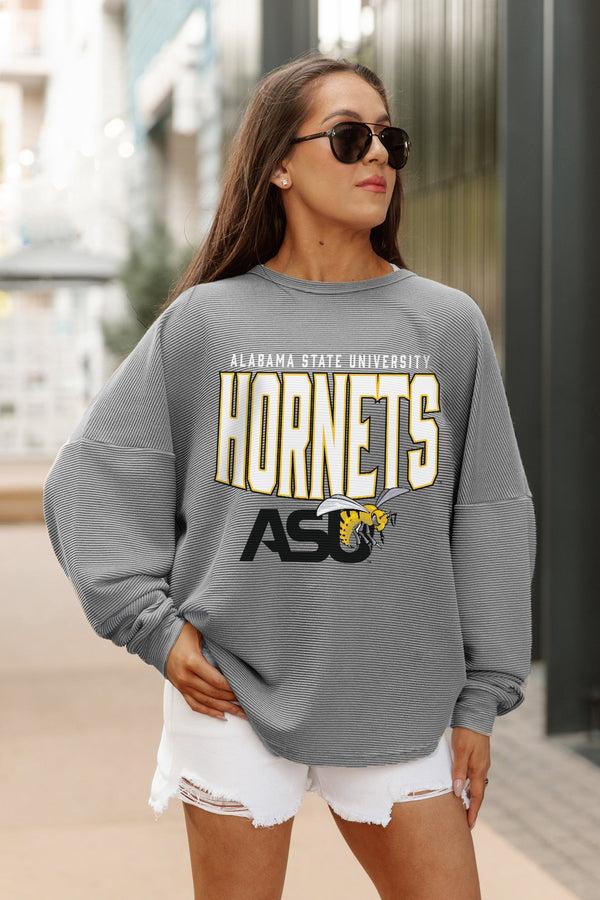 Gameday Couture ALABAMA STATE HORNETS PURE MOTION VINTAGE WASH CORDED PULLOVER