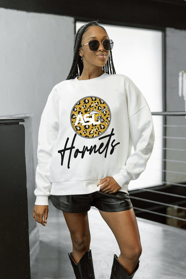 Gameday Couture ALABAMA STATE HORNETS WILD BREAKTHROUGH PREMIUM FLEECE CREWNECK PULLOVER