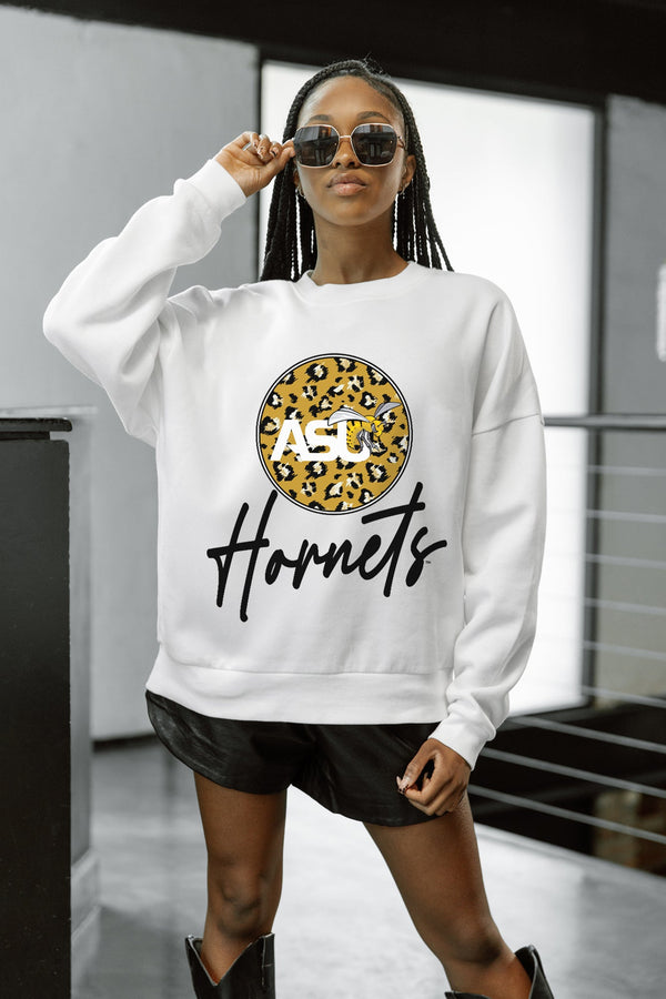 Gameday Couture ALABAMA STATE HORNETS WILD BREAKTHROUGH PREMIUM FLEECE CREWNECK PULLOVER