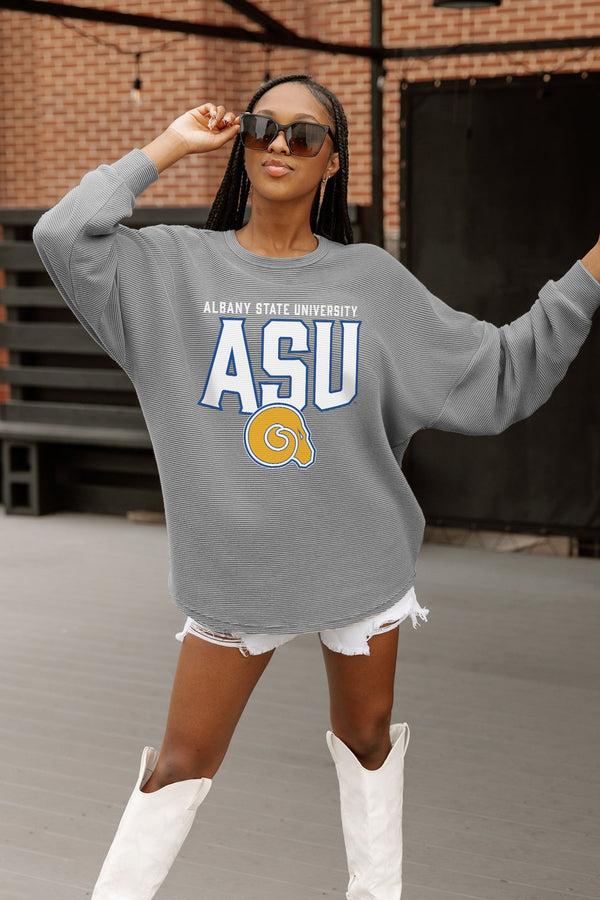 gameday couture ALBANY STATE GOLDEN RAMS PURE MOTION VINTAGE WASH CORDED PULLOVER