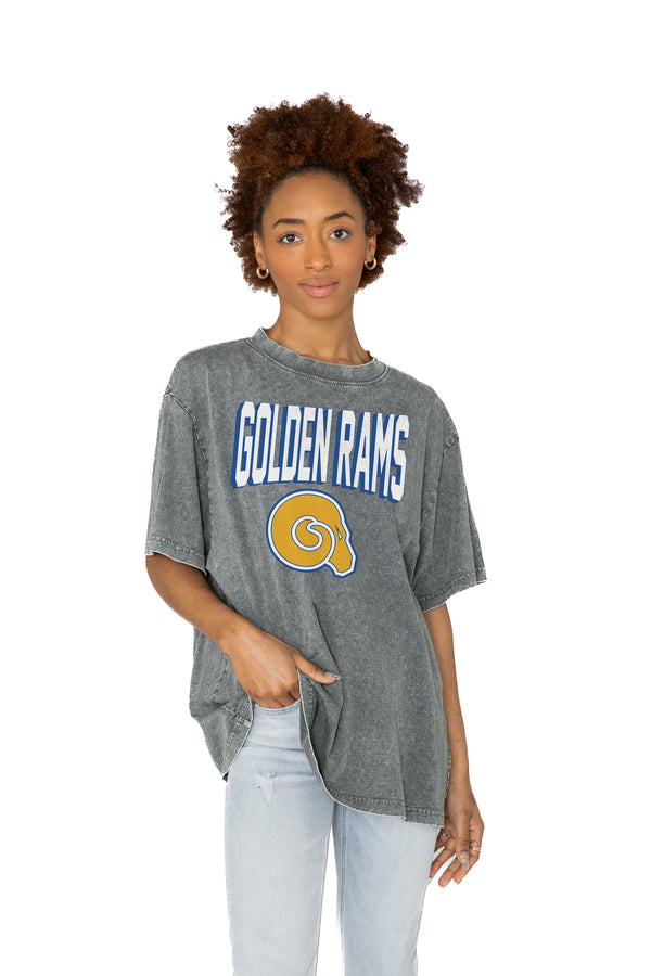 gameday couture ALBANY STATE GOLDEN RAMS SOLID DEFENSE OVERSIZED CREWNECK TEE