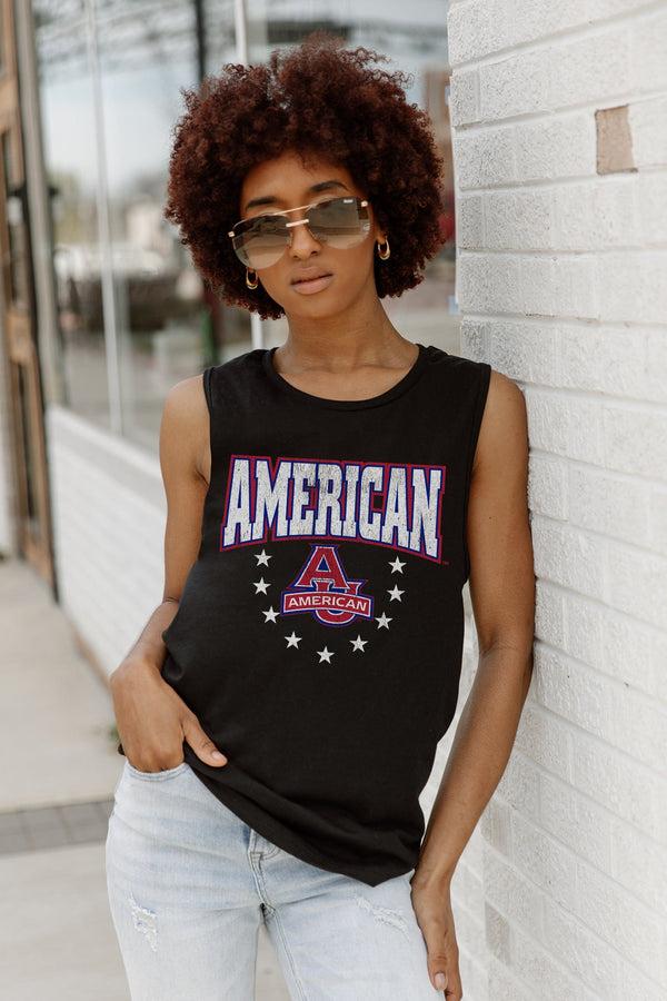 Gameday Couture AMERICAN UNIVERSITY EAGLES BABY YOU'RE A STAR RACERBACK TANK TOP