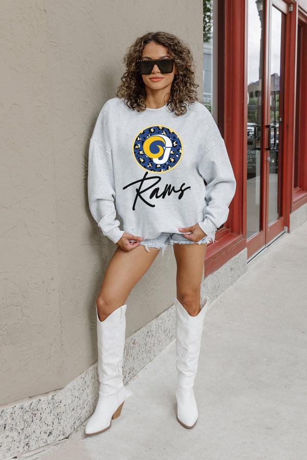 Gameday Couture ANGELO STATE RAMS GOING WILD PREMIUM FLEECE DROP SHOULDER CREWNECK PULLOVER