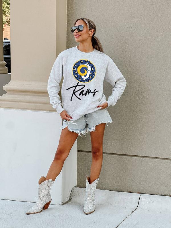 Gameday Couture ANGELO STATE RAMS GOING WILD PREMIUM FLEECE DROP SHOULDER CREWNECK PULLOVER