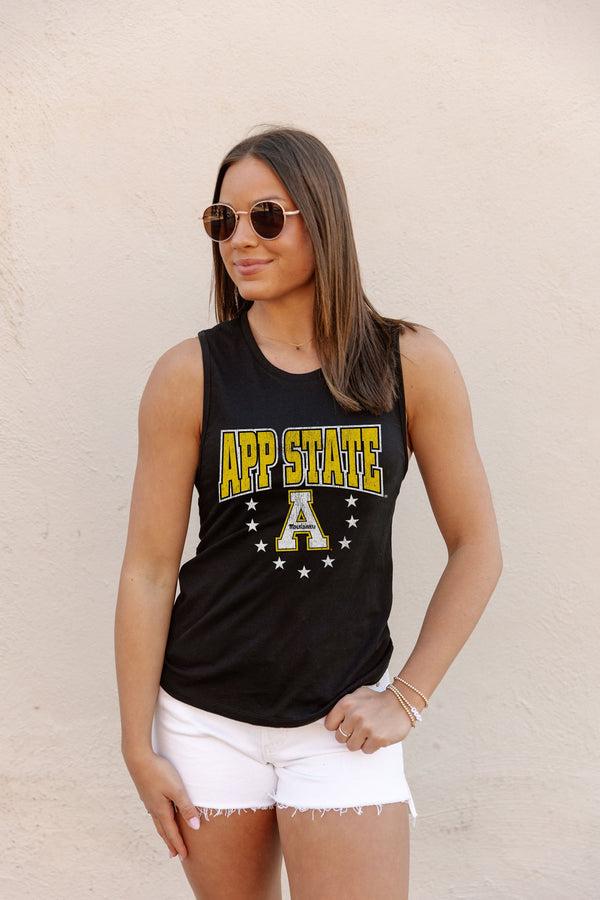 Gameday Couture APPALACHIAN STATE MOUNTAINEERS BABY YOU'RE A STAR RACERBACK TANK TOP