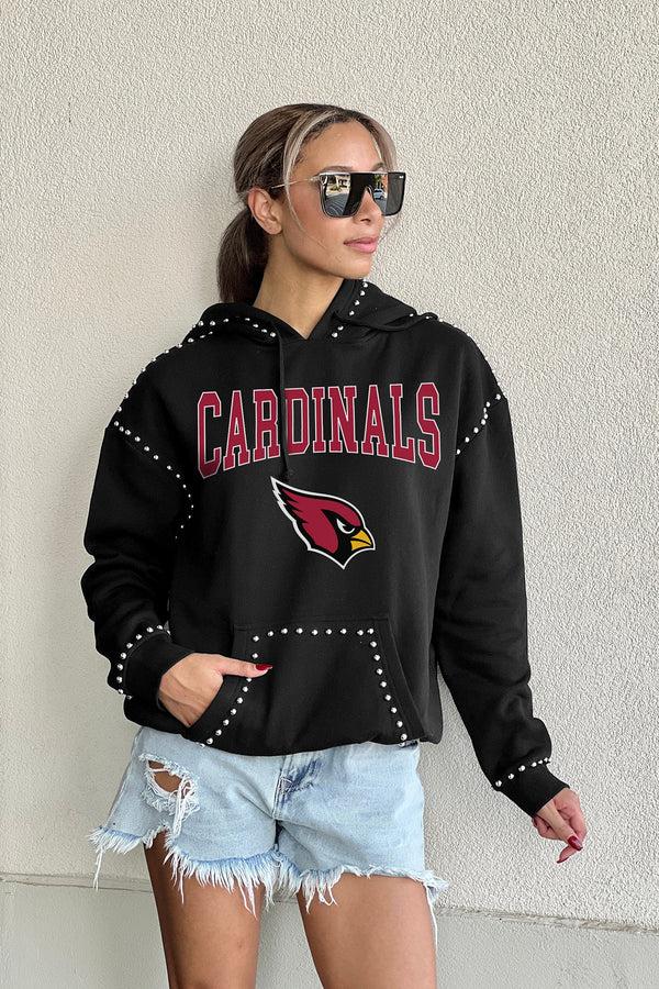 Gameday Couture ARIZONA CARDINALS Catch The Vibe Studded-Detail Hoodie