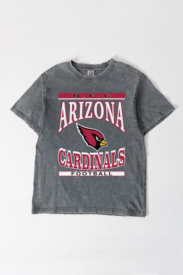 gameday couture ARIZONA CARDINALS CLASSIC GRIND WASHED RELAXED FIT TEE