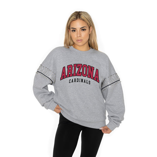 Gameday Couture ARIZONA CARDINALS Competitive Edge Jewel-Trim Pullover