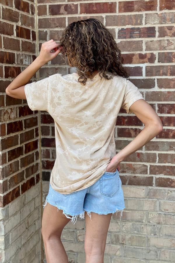 Gameday Couture ARIZONA CARDINALS DEEP ROOTS BLEACH WASH TEE
